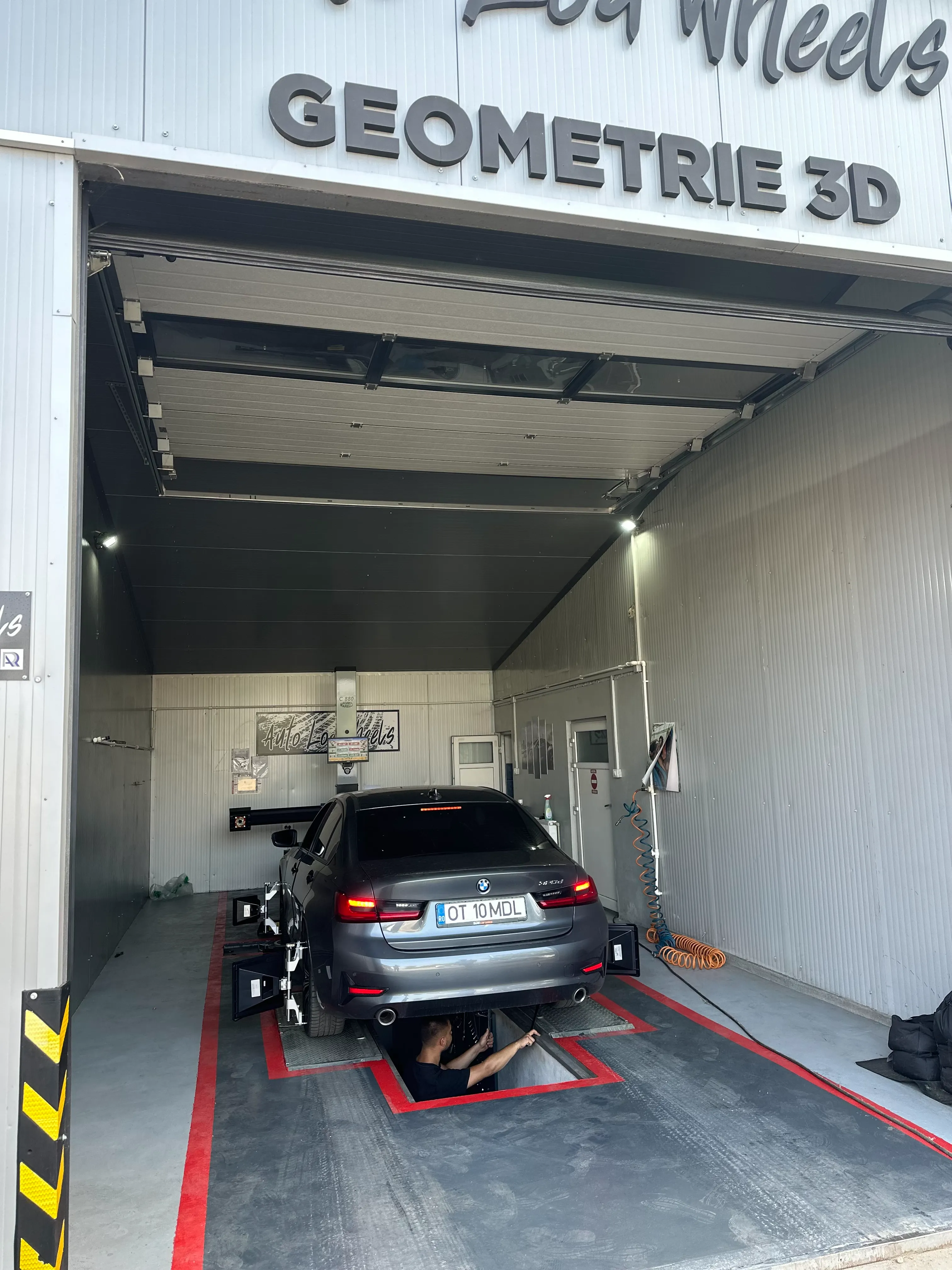 Senzori aparat geometrie roti 3D